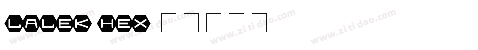 lalek hex字体转换